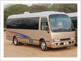 18 seater toyota coaster van for small tourist troupe